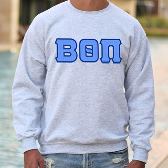  Beta Theta Pi - 2 Day Ship Twill Crewneck Sweatshirts 