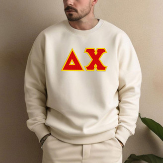  Delta Chi - 2 Day Ship Twill Crewneck Sweatshirts 