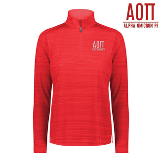  Alpha Omicron Pi Pursuit Quarter Zip Pullover 