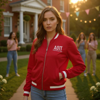 Alpha Omicron Pi Varsity Street Jacket