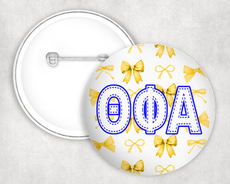  Theta Phi Alpha Multi Bows Pin Buttons 