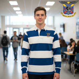 Delta Kappa Epsilon Classic Crest Rugby Shirt