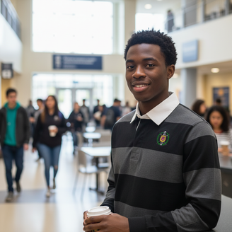 Omega Psi Phi Classic Crest Rugby Shirt
