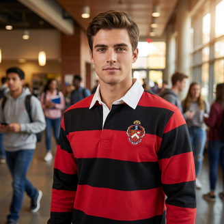 Triangle Crest Rugby Shirt