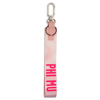 Sorority Shop Phi Mu Polyester Strap Keychain 