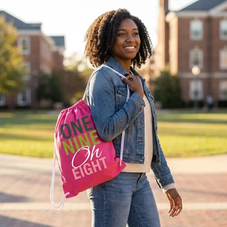 Alpha Kappa Alpha 1908 Cinch Sack