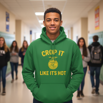 FFA - Crop It Like It's Hot Hooded Sweatshirt