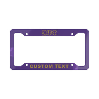 custom license plate frame 