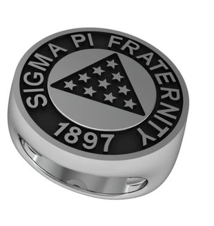 Sigma Pi Sterling Silver Ring