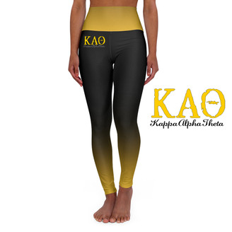 Kappa Alpha Theta High Waisted Leggings - Theta Yoga pants