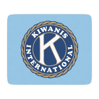 Kiwanis Light Blue Sherpa Blanket - Giant Size!