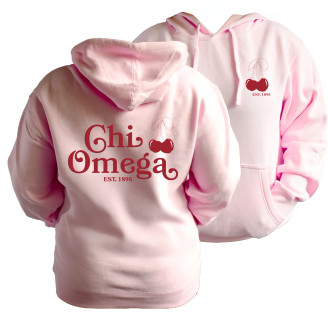 Chi Omega Cherry On Top Hoodie