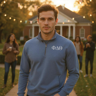 Phi Delta Theta Comfort Colors 1/4 Zip Pullover