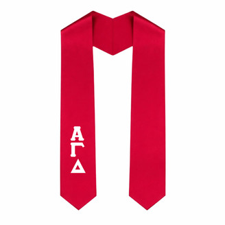 Alpha Gamma Delta  2" Greek Lettered Graduation Sash Stole