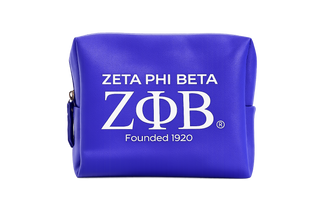 Zeta Phi Beta Makeup Bag