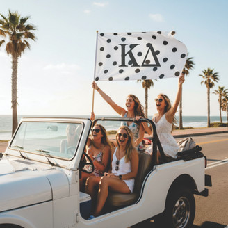 Kappa Delta Polka Dot Sorority Flags