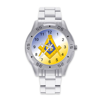 Masonic Stainless Steel Watch - Men's