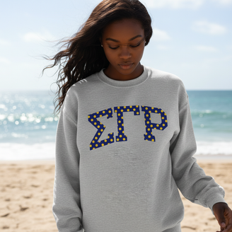 Sigma Gamma Rho Greek Polka Dots Crewneck Sweatshirt