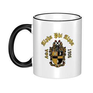 Alpha Phi Alpha Black Handled Mug