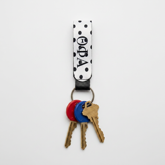 Theta Phi Alpha Polka Dot Strap Keychain