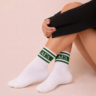 Alpha Gamma Delta Crew Socks