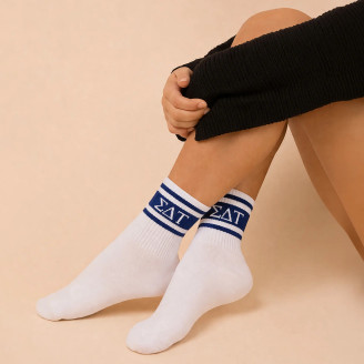 Sigma Delta Tau Crew Socks