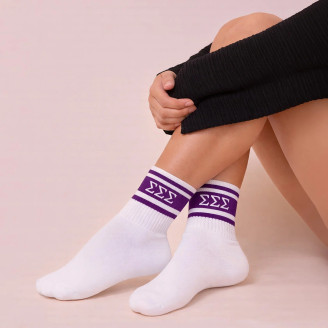 Sigma Sigma Sigma Crew Socks