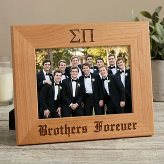 Sigma Pi Wooden Picture Frame