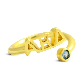 Alpha Xi Delta Gemstone Rings