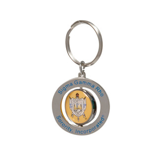 Sigma Gamma Rho Spinner Key Ring
