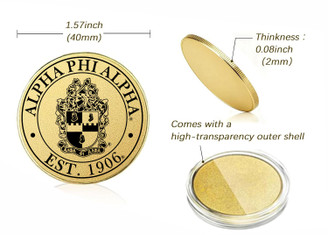 Alpha Phi Alpha Challenge Coin
