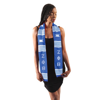 Zeta Phi Beta Kente Stole - Graduation Sash