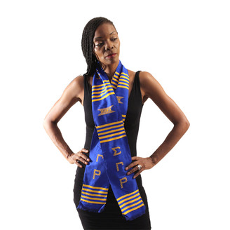 Sigma Gamma Rho Kente Stole - Graduation Sash