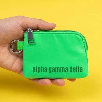 Alpha Gamma Delta Keyring Wallet
