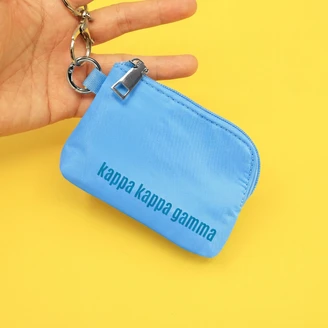 Kappa Kappa Gamma Keyring Wallet