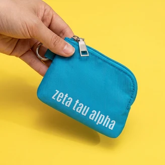 Zeta Tau Alpha Keyring Wallet