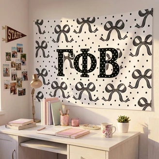 Gamma Phi Beta Bows Sorority Flags
