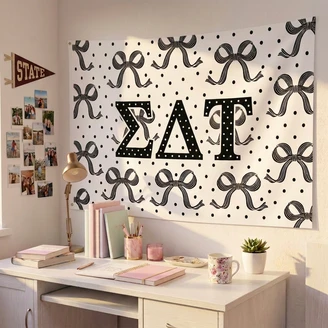 Sigma Delta Tau Bows Sorority Flags