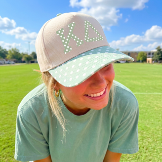 Kappa Delta Polka Dot Bill Vintage Trucker Hat