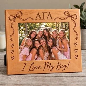 Alpha Gamma Delta Big Little Picture Frame