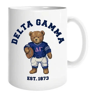 Delta Gamma Teddy Bear Coffee Mug