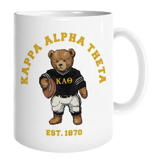 Kappa Alpha Theta Teddy Bear Coffee Mug