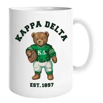 Kappa Delta Teddy Bear Coffee Mug