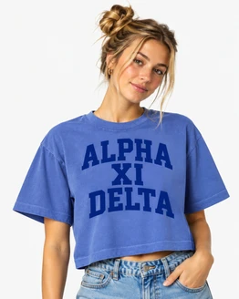 Alpha Xi Delta American Apparel Boxy Tee