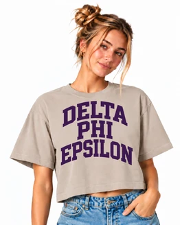 Delta Phi Epsilon American Apparel Boxy Tee
