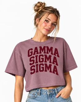 Gamma Sigma Sigma American Apparel Boxy Tee