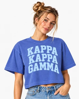 Kappa Kappa Gamma American Apparel Boxy Tee