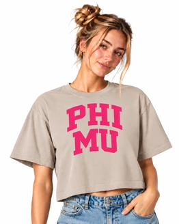 Phi Mu American Apparel Boxy Tee
