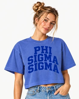 Phi Sigma Sigma American Apparel Boxy Tee