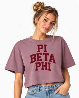 Pi Beta Phi American Apparel Boxy Tee